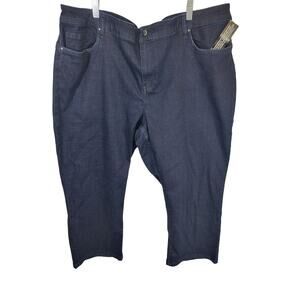 NWT G by Giuliana Blue Denim Straight Leg High Rise Crop Jeans Women's Size 26WP
